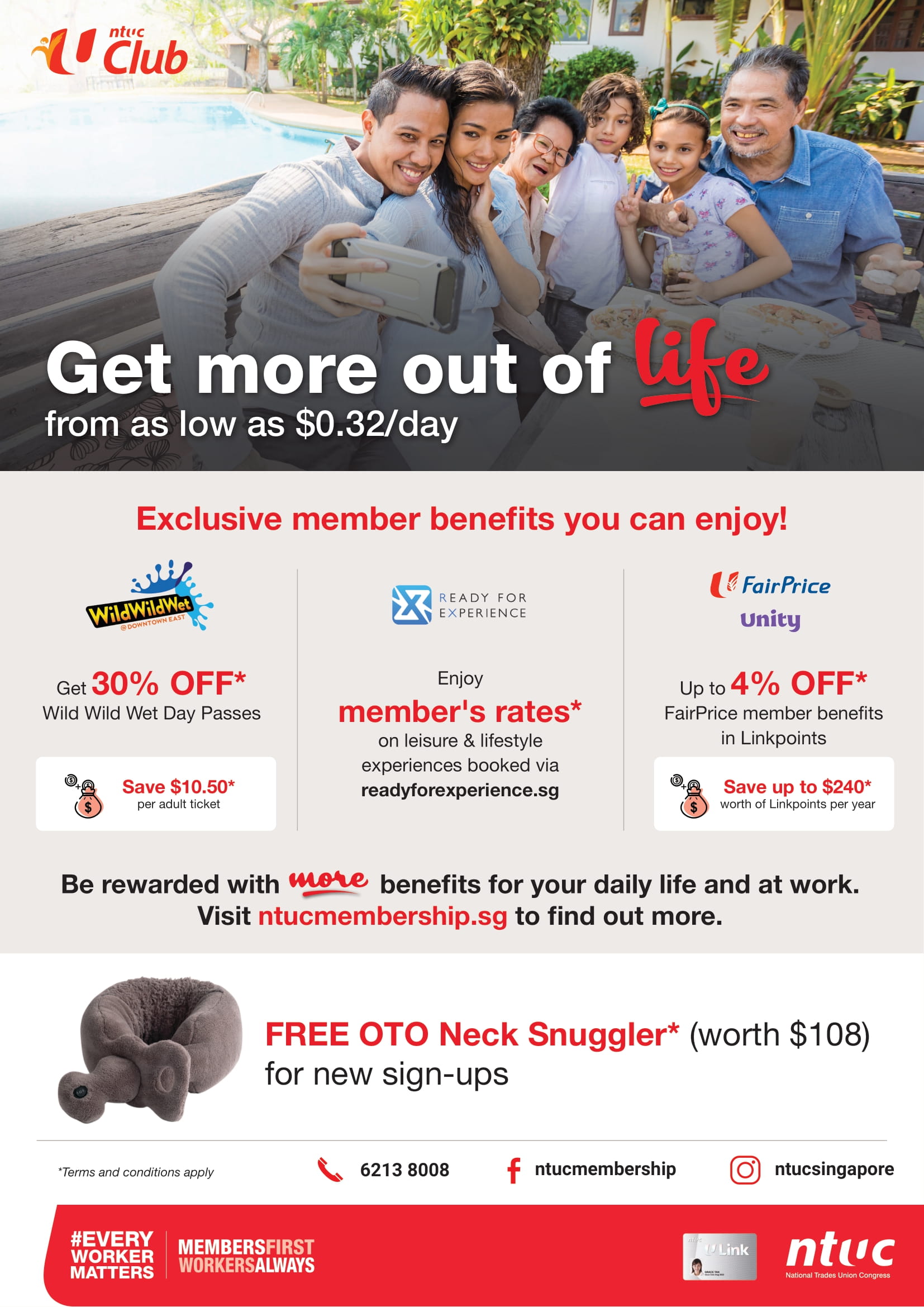 Benefits For Ntuc Members Wild Wild Wet Water Theme Park Singapore