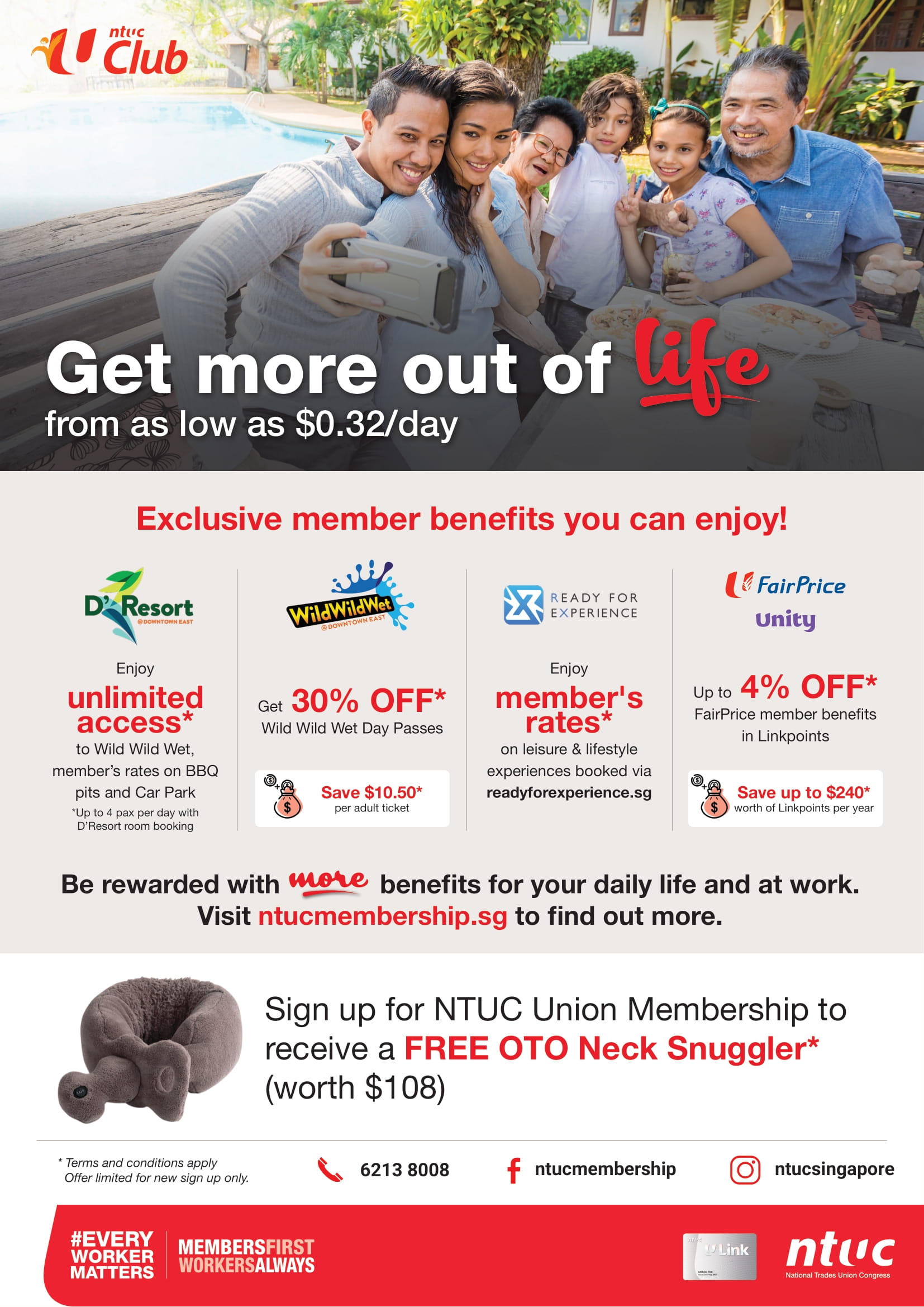 Benefits For NTUC Members Wild Wild Wet Water Theme Park Singapore Benefits For NTUC Members Wild Wild Wet Water Theme Park Singapore