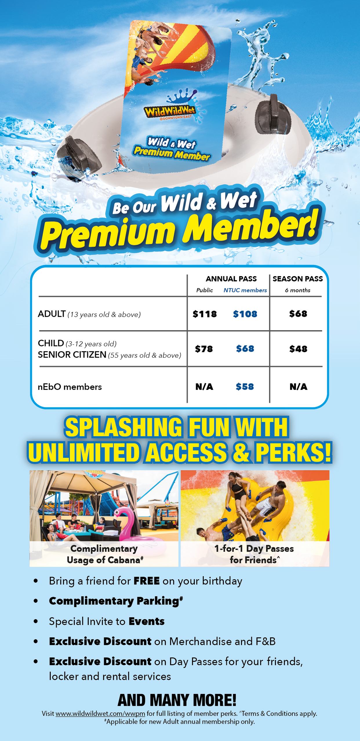 Wild & Wet Premium Water Park Membership Wild & Wet Premium Water Park Membership