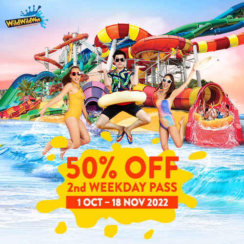 50% OFF Second Weekday Pass